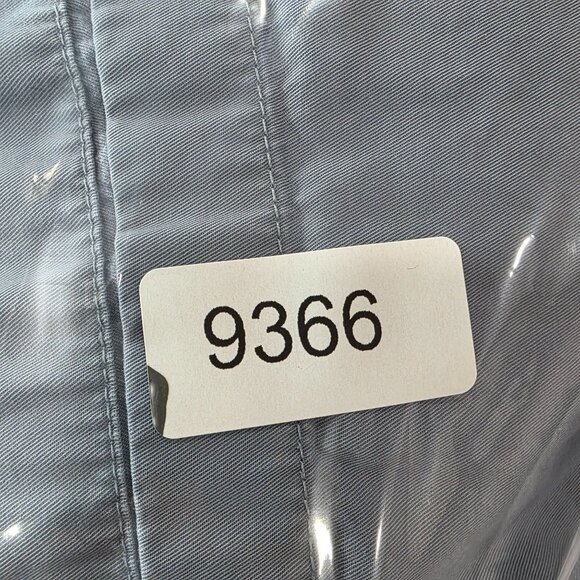 Mens Roundtree & Yorke Casual Blue Chino Shorts Elastic Drawstring Waist 38x7 - Picture 10 of 10